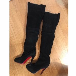 Christian Louboutin over the knees boots